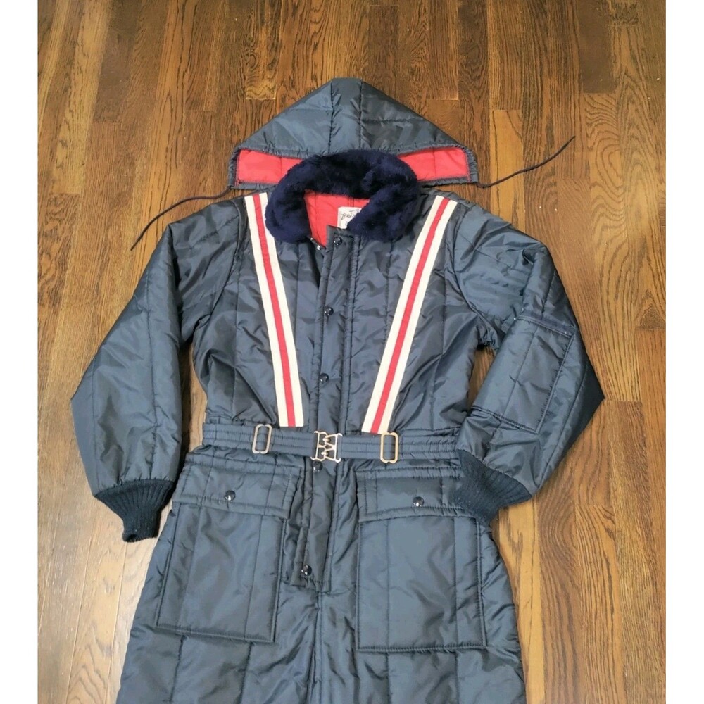 VTG Zero Zone Insulated Outerwear FullZip OnePiece Coveralls SkiSuit Men Size XL